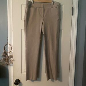 Ann Taylor Tan Straight Leg Pants